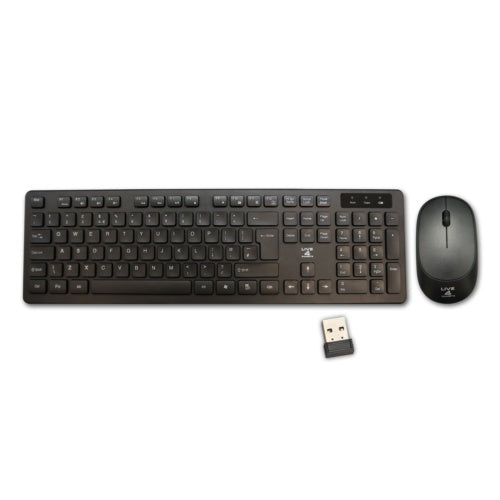 2.4GHz Wireless Keyboard and Mouse Set – UK Layout | USB Dongle | Full-Size Combo for PC & Laptop